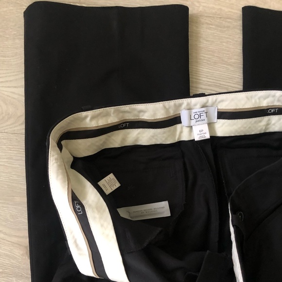Ann Taylor LOFT Marisa Lightweight Black Trousers Dress Pants - Picture 15 of 16